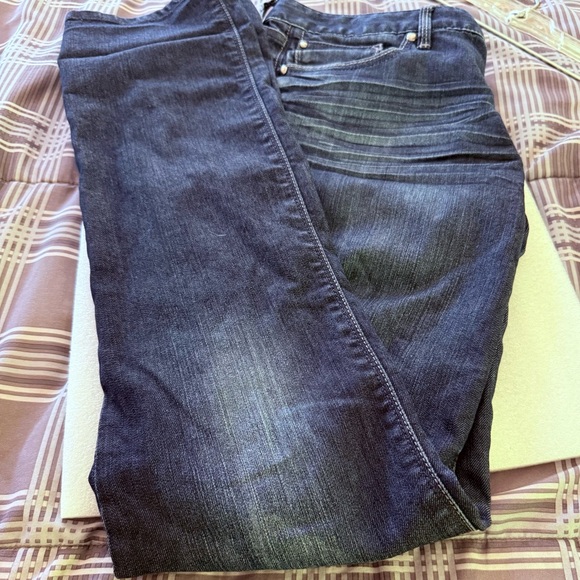 Express Women's Midnight Blue Skinny Jeans - Picture 5 of 7